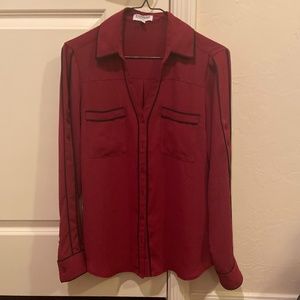 Express portofino slim fit button down